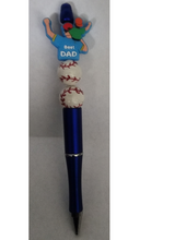 Load image into Gallery viewer, Best dad / baseball pen
